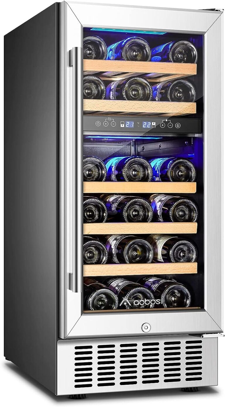 AAOBOSI Dual Zone 15 Inch Wine Cooler Complete Review